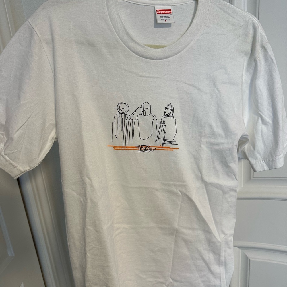 Supreme White Stonehenge Graphic T-Shirt